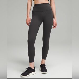 Lululemon Wunder Train High-Rise Tight 25” Graphite Grey